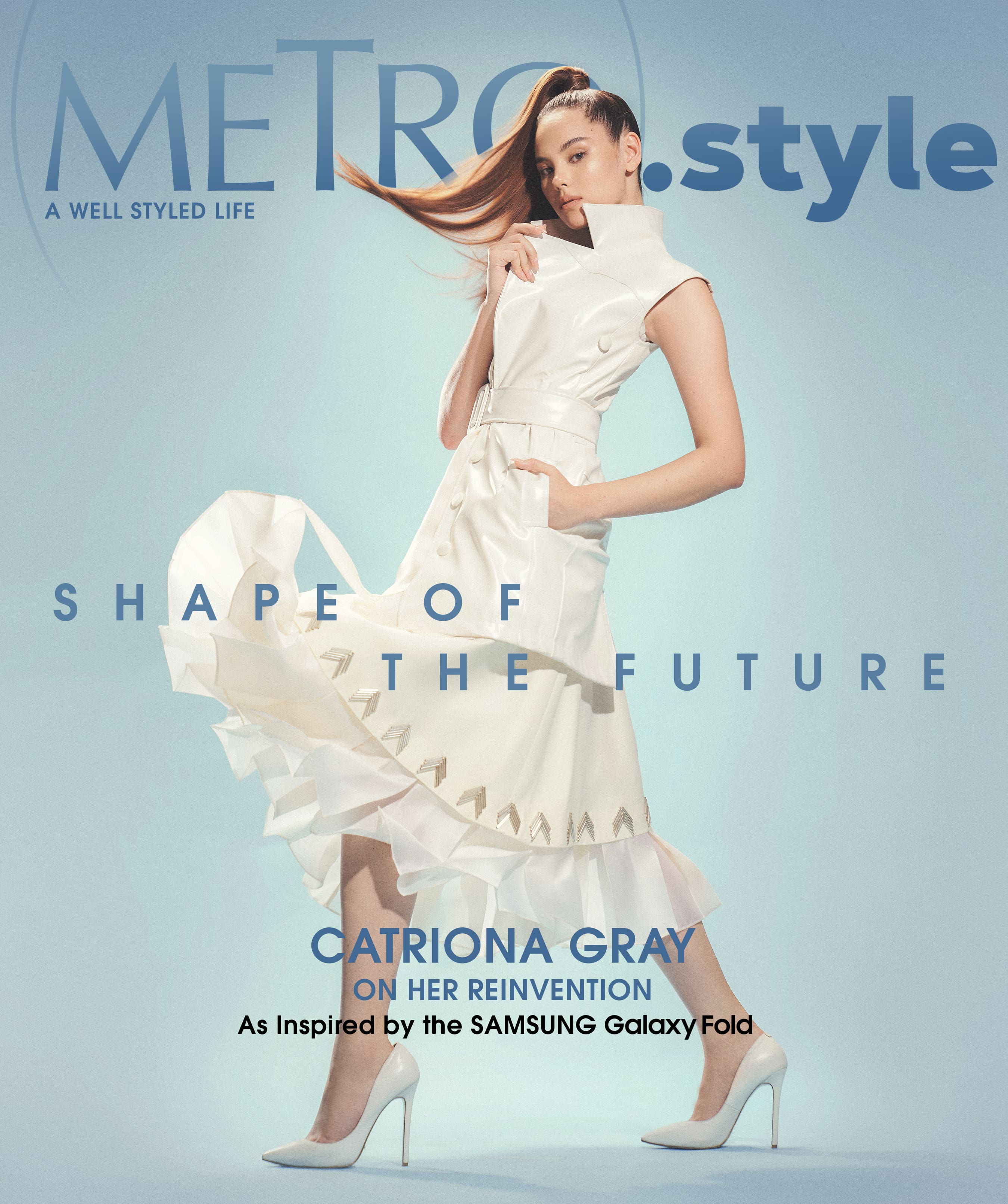 Miss Universe 2018 Catriona Gray is featured on Metro.Style's digital cover, done in collaboration with Samsung Galaxy Fold. Miss Universe 2018 Catriona Gray is featured on Metro.Style's digital cover, done in collaboration with Samsung Galaxy Fold.